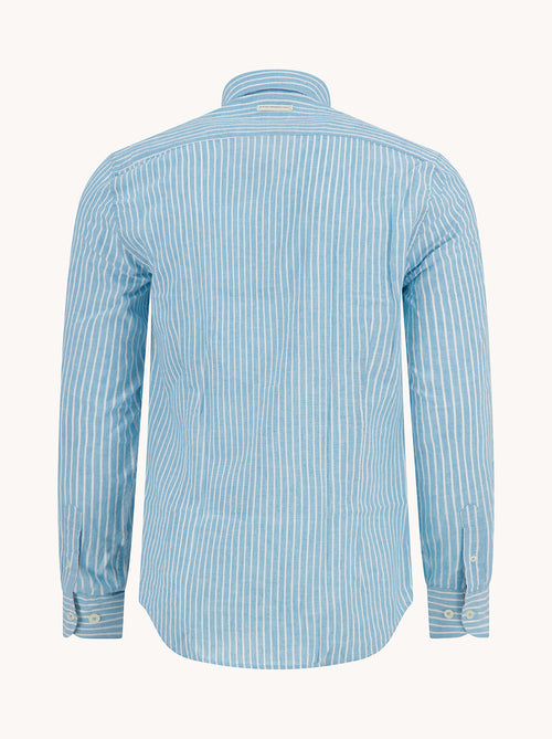 Shirt linen stripe