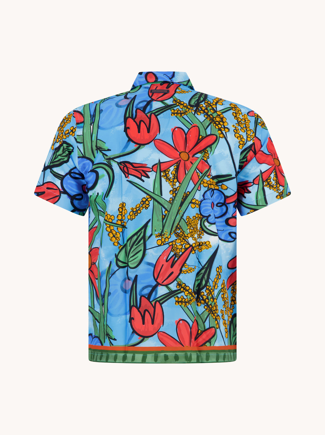 Hemd SS Flower Canvas
