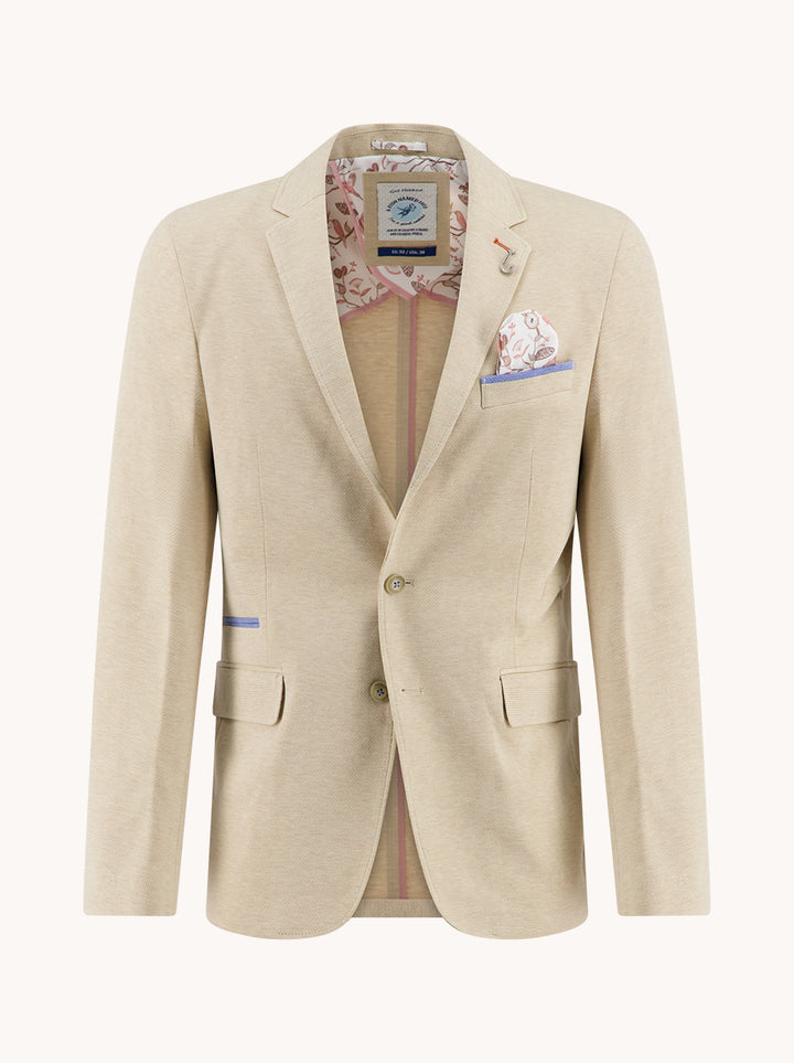 Blazer Mélange Piqué