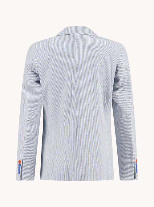 Blazer Linen Stripe