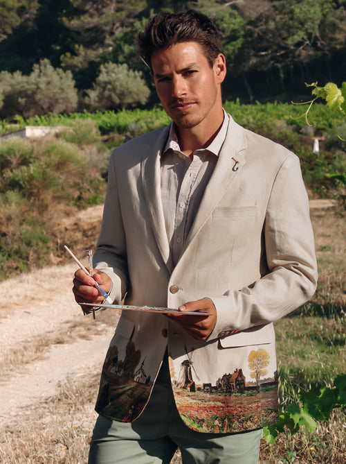 Blazer Linen Art