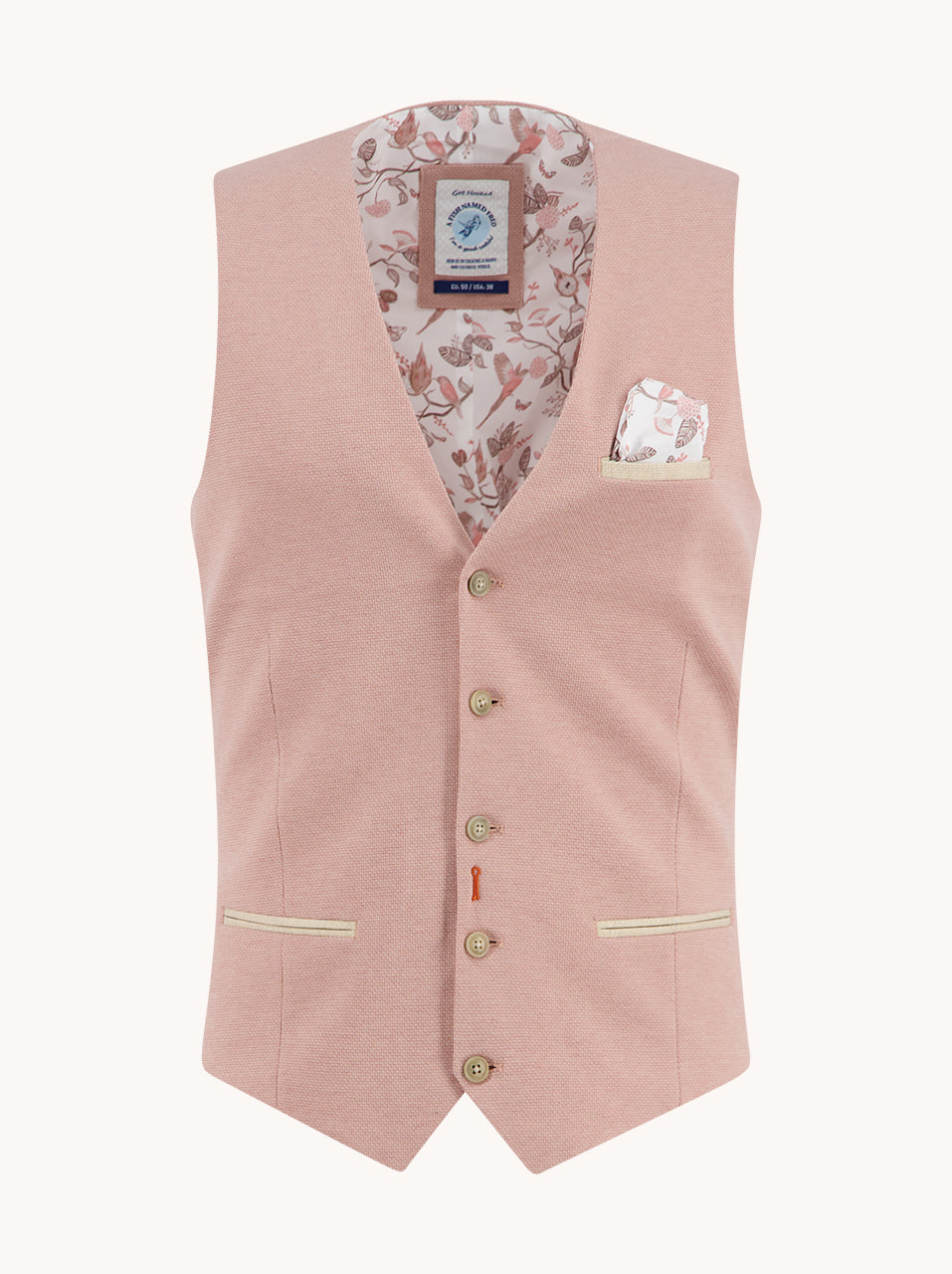 Waistcoat Melange Piqué