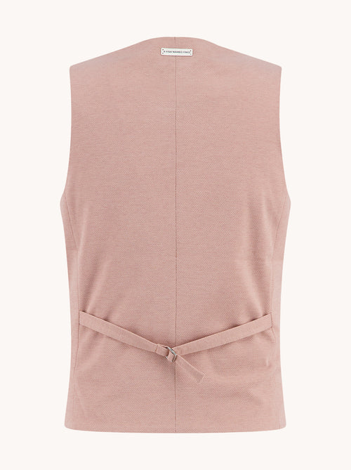 Weste Melange Piqué