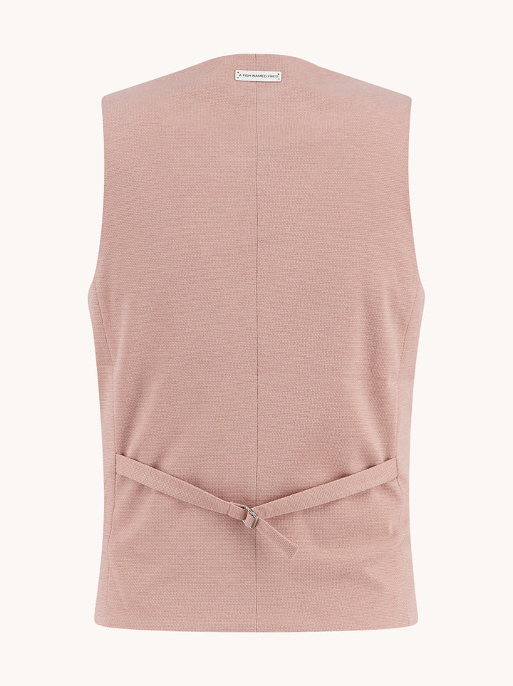 Waistcoat Melange Piqué