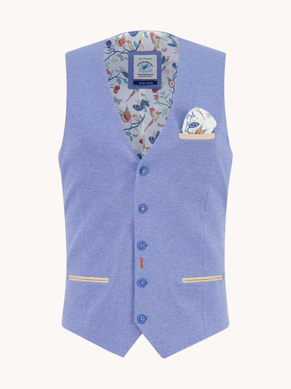 Waistcoat Melange Piqué