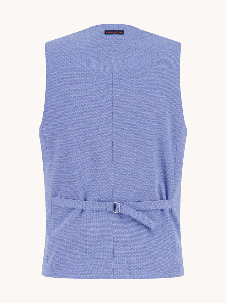 Waistcoat Melange Piqué