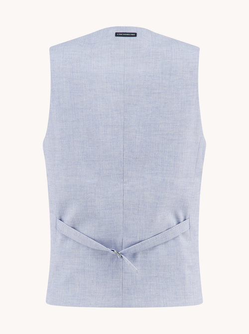 Waistcoat Linen Look