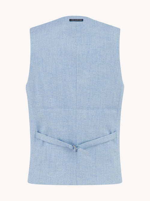 Waistcoat Linen Look