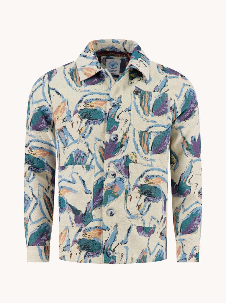 Jacket Art – Artistic Jacquard Overshirt – A fish named Fred