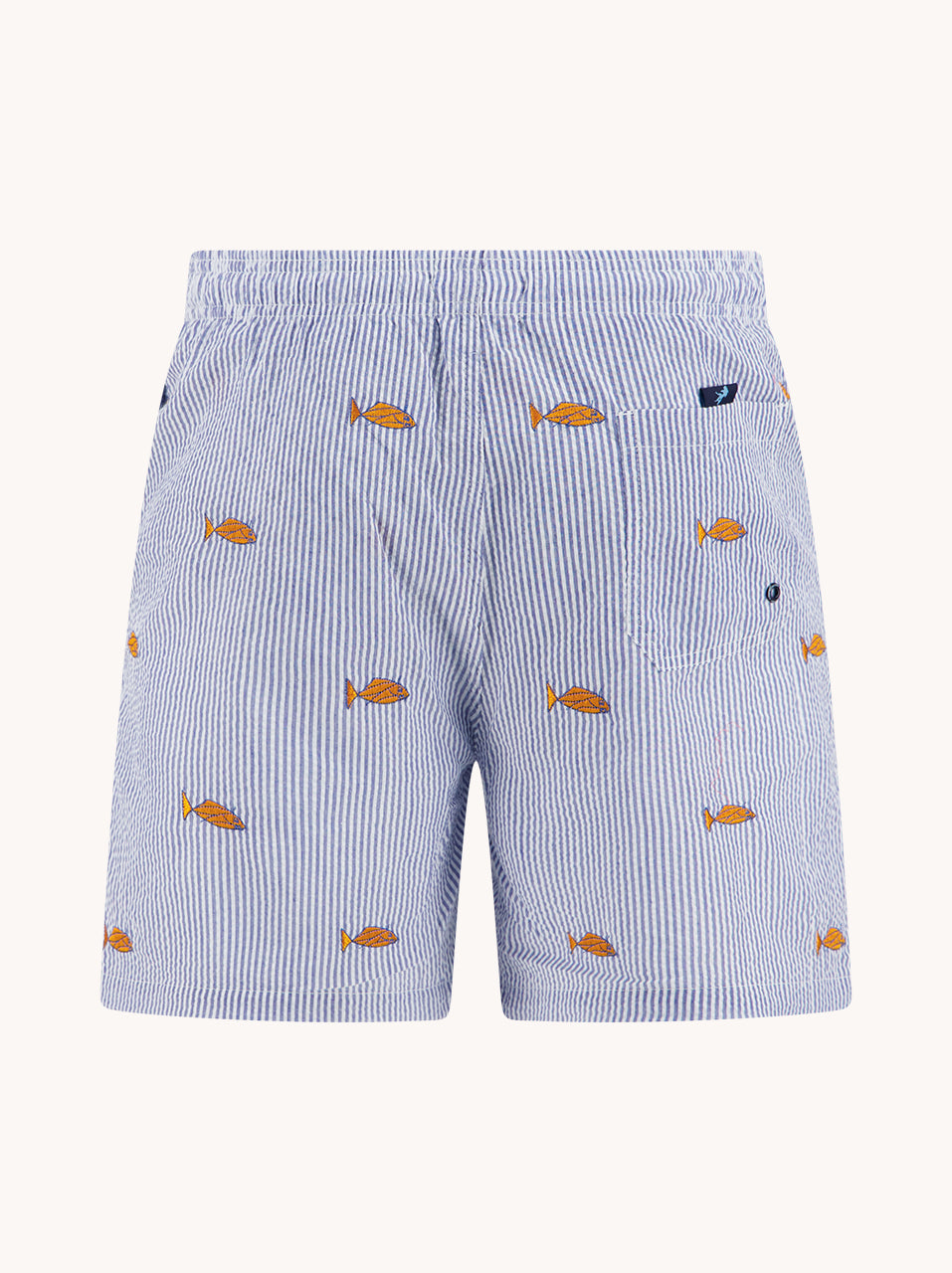 Swimshort Seersucker Fish Stripe