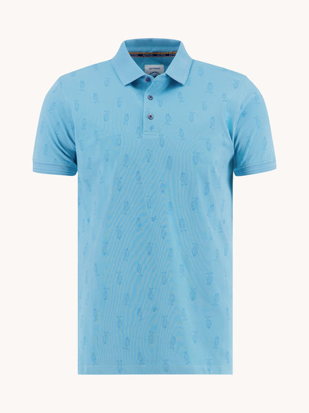 atlantic fish name polo polo Men's N' Bones Americana SLX Performance A FISH NAMED FRED POLOS