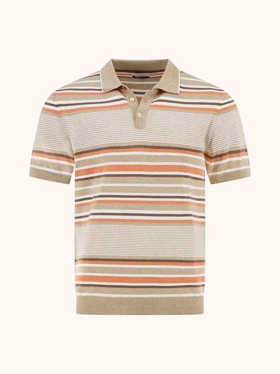 Polo Knitted Stripe – Gebreid poloshirt met streeppatroon – A fish named Fred