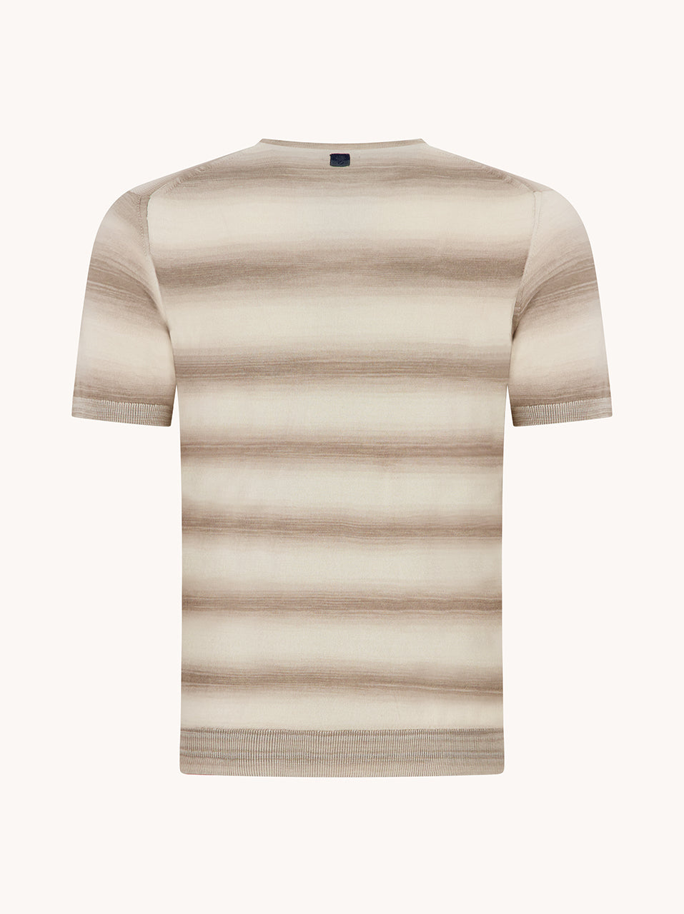 T-shirt Knitted Melange Stripe