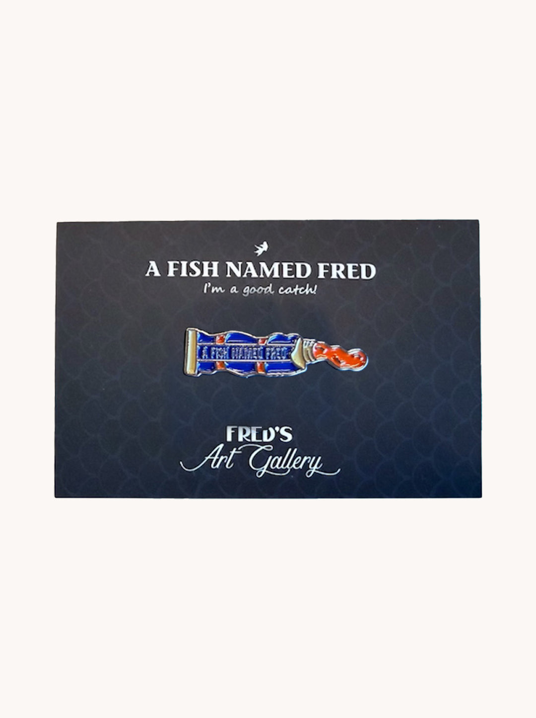 Fred's Art Gallery pin