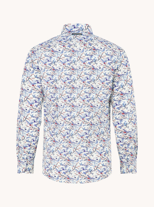 Overhemd Kraanvogelhemel