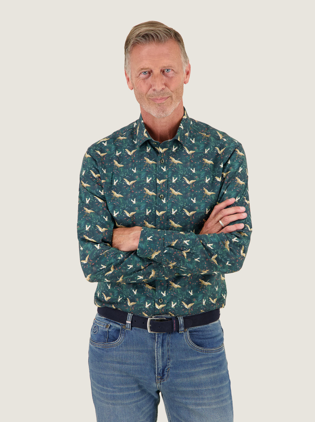Shirt crane sky