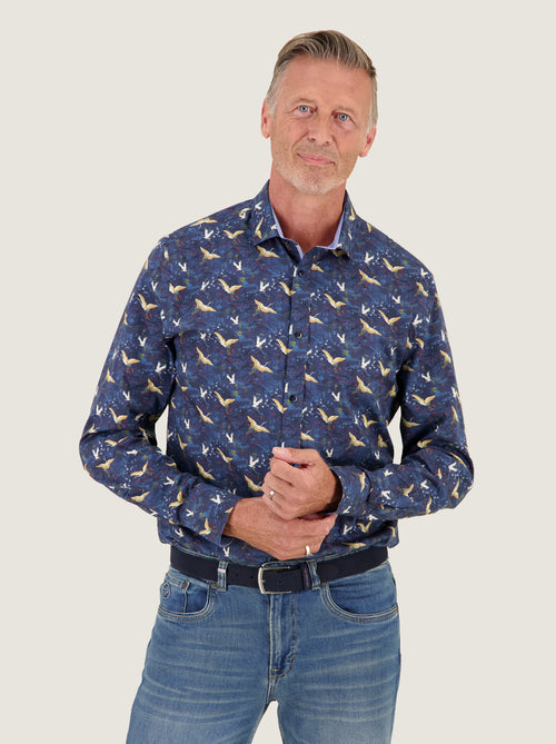 Shirt crane sky