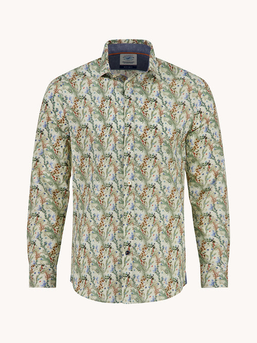 Shirt festive blooms