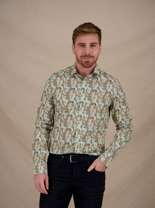 Shirt festive blooms