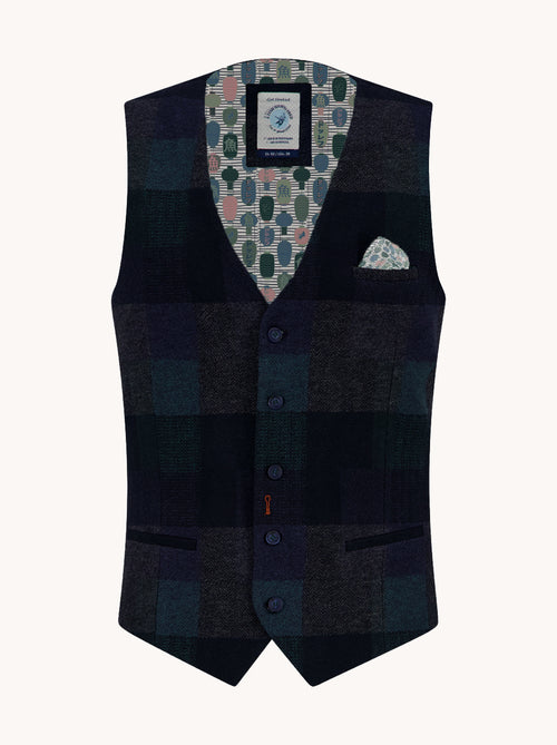 Waistcoat bold check