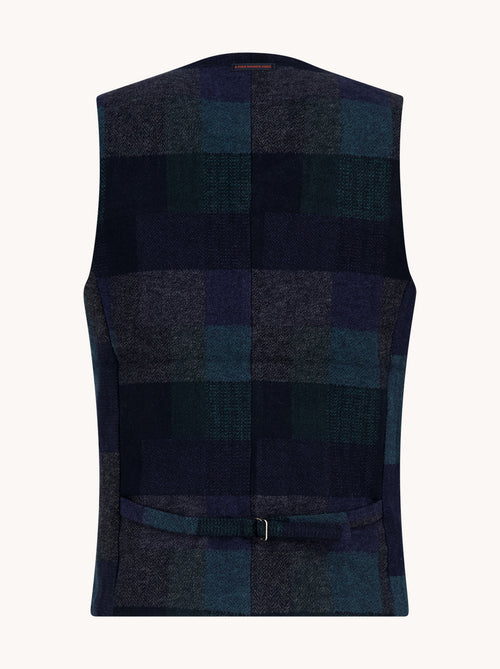 Waistcoat bold check