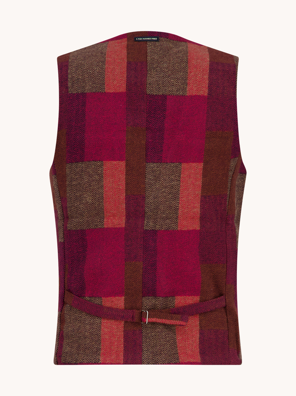 Waistcoat bold check