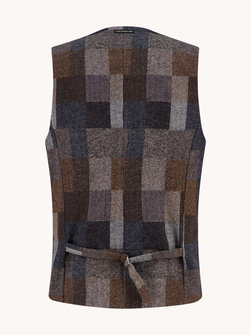 Waistcoat bold check