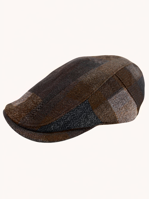 Flatcap Großes Karo