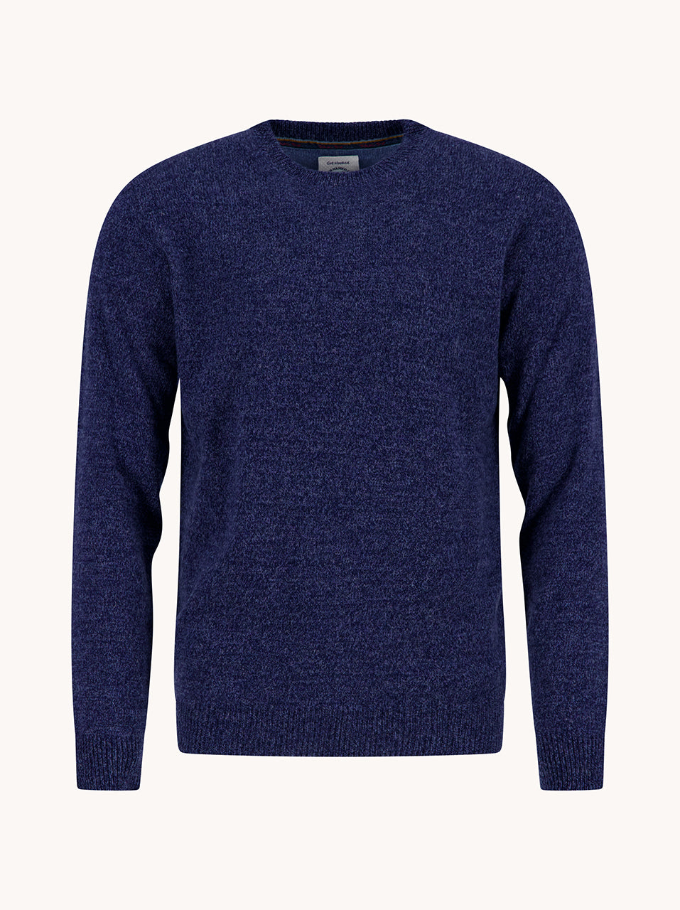 A Fish Named Fred men's Pullover Classic in Navy, front view