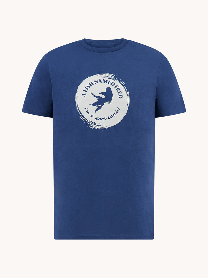T-shirt A fish named Fred logo