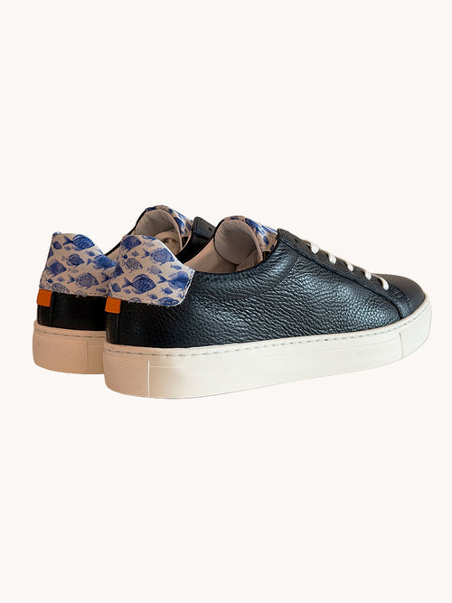 Sneaker leather