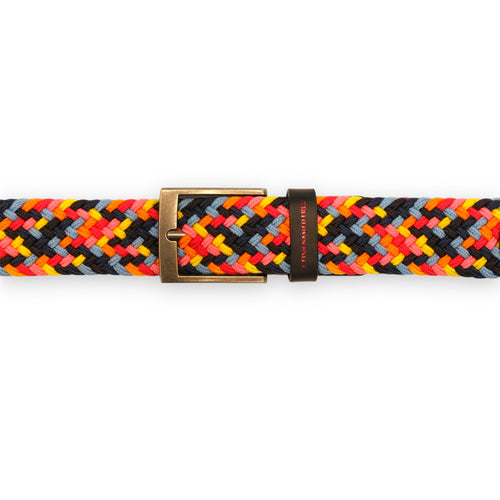 Belt braided elastic multi