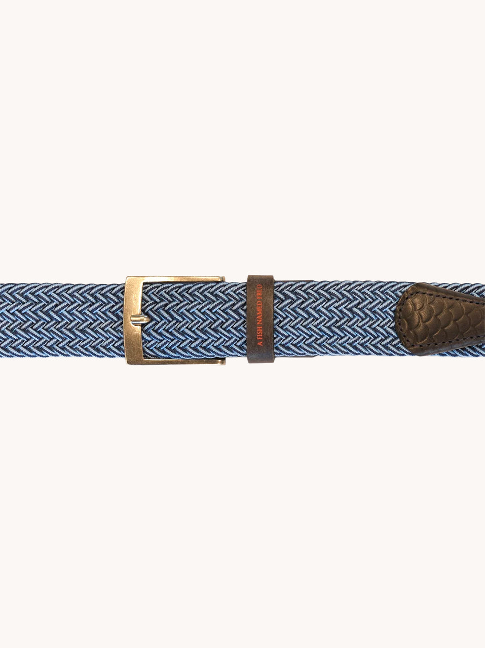 Belt braided elastic two tone