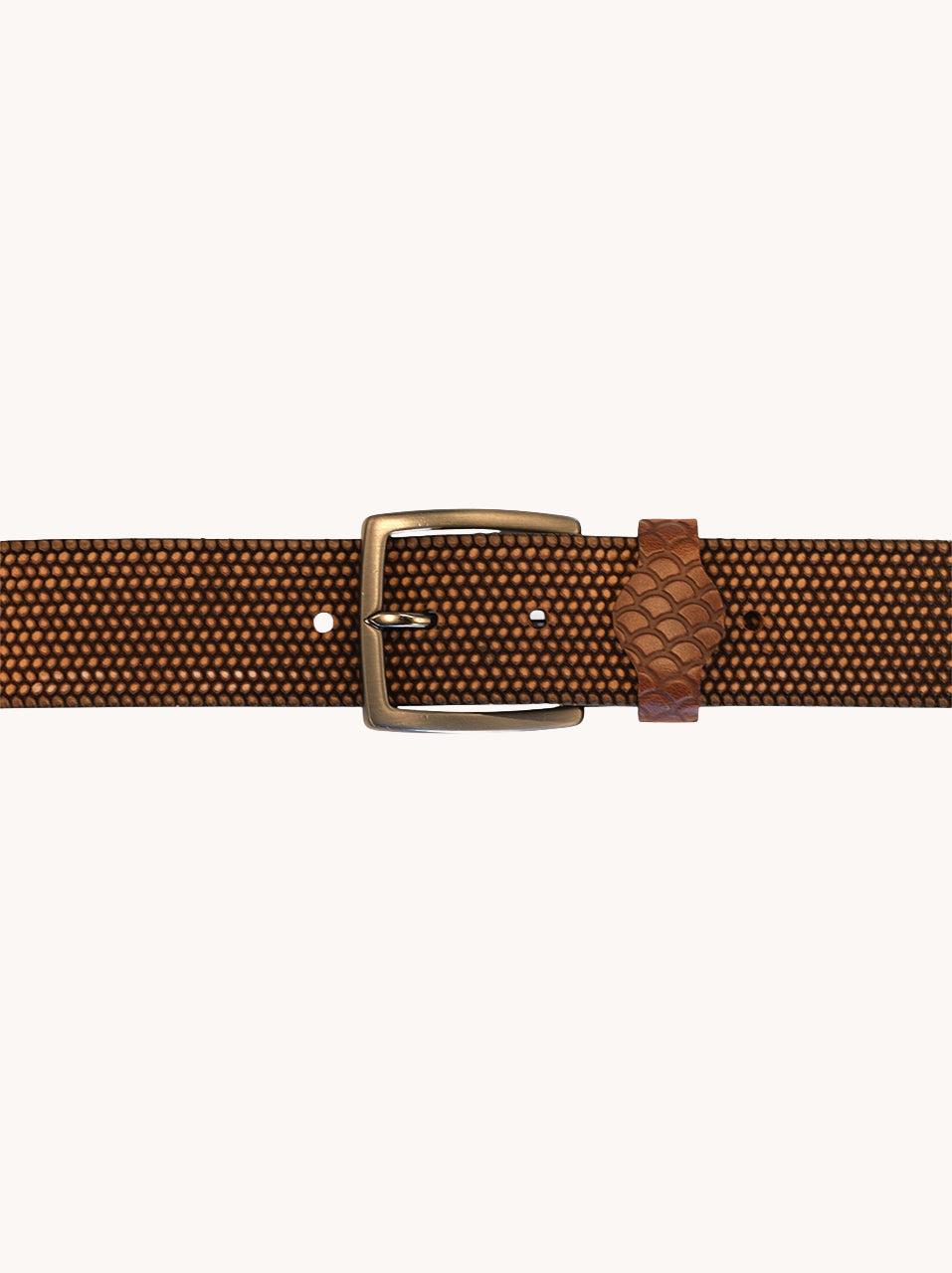 Belt leather structure