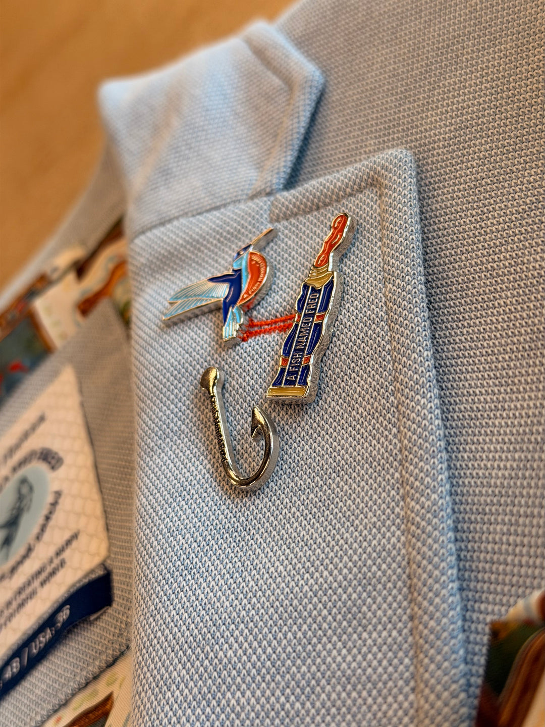 Fred's Art Gallery pin