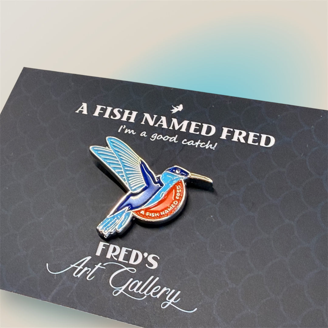 Fred's Art Gallery pin