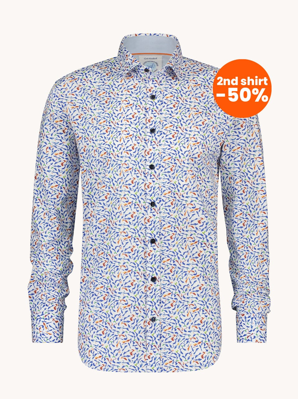 Shirt colorful fishes F Classics